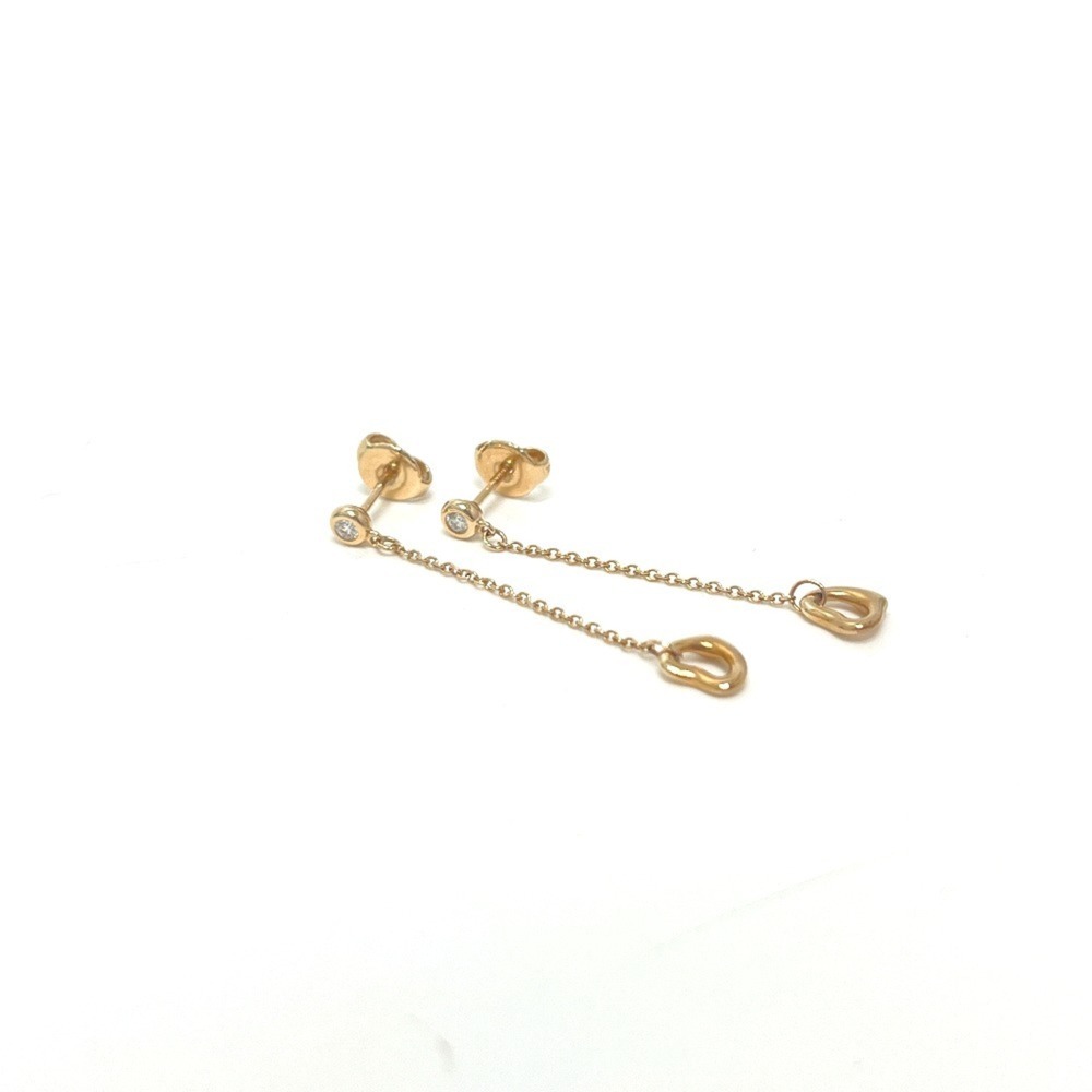 TIFFANY&Co. Tiffany & Co. 18KPG By the Yard Open Heart Earrings, Women's Gold...